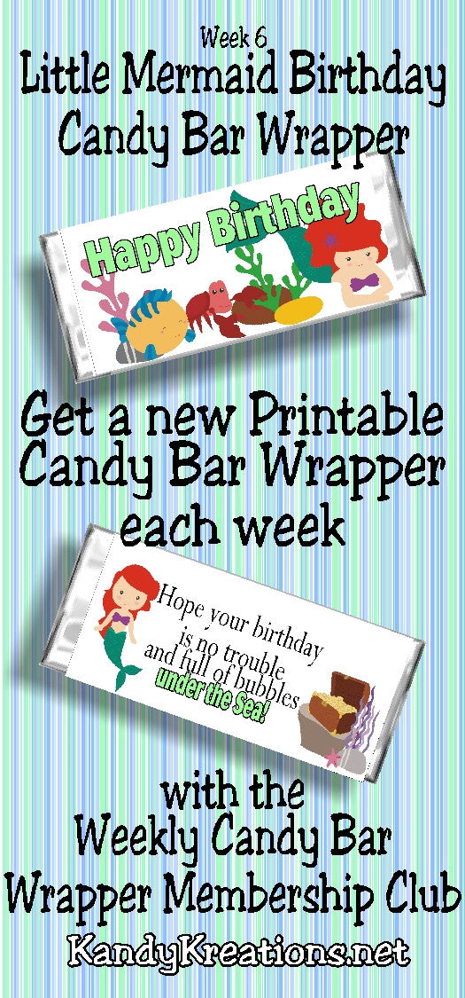 2017 Candy Bar Wrapper Membership Club