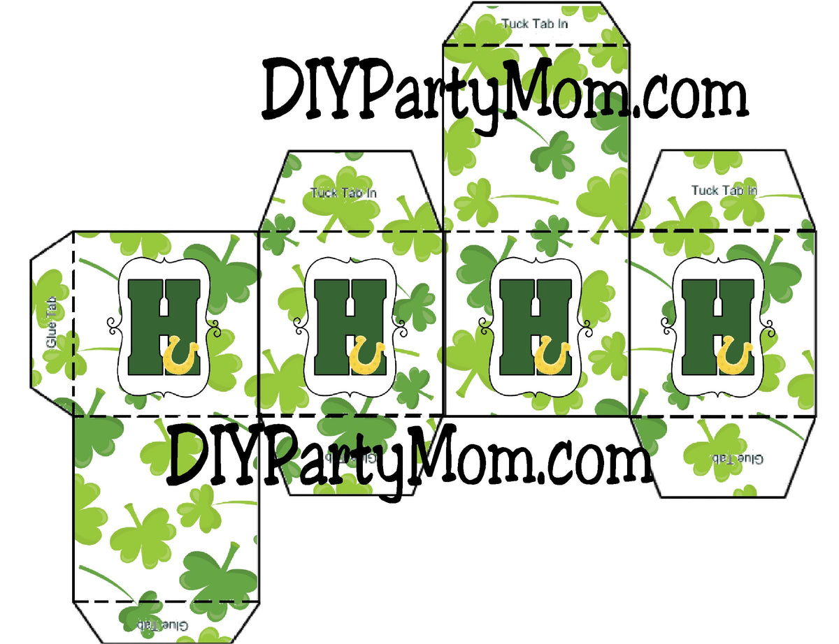 Lucky St Patrick's Day Monogram All Letters