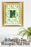 Lucky St Patrick's Day Monogram All Letters