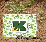 Lucky St Patrick's Day Monogram All Letters