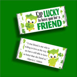 Lucky Friend Candy Bar Wrapper