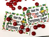 M&M Christmas Bag Topper Printable