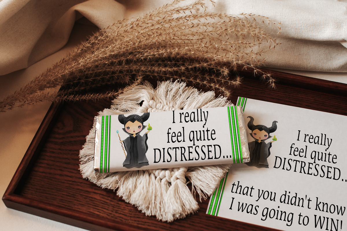 Villain Bingo Prize Printable Candy Bar Wrappers