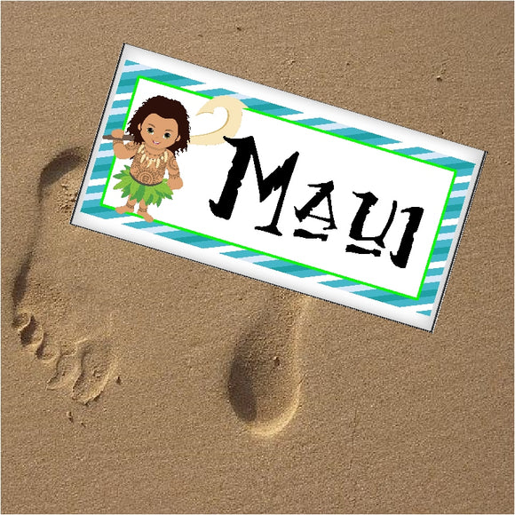 Maui Personalized Name Plaque