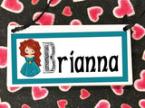Merida Personalized Name Plaque