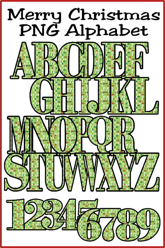 Merry Christmas Alphabet
