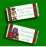 Merry Christmas Teacher Candy Bar Wrapper Printable