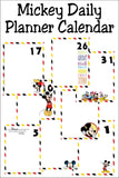 Mickey Daily Planner Calendar