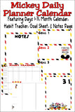 Mickey Daily Planner Calendar