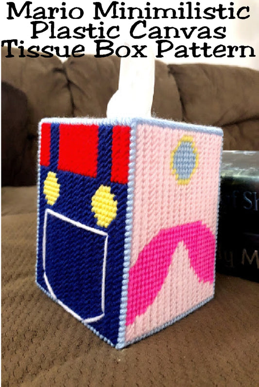 Using an easy and minimilistic style, you can create this Mario gaming plastic canvas tissue box in no time at all. Each side features one of your favorite characters from the Mario World including Mario, Luiji, Princess Peach, and Yoshi.