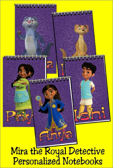 Mira the Royal Detective 2 edition Personalized Notebooks