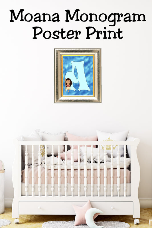 Moana Monogram Print