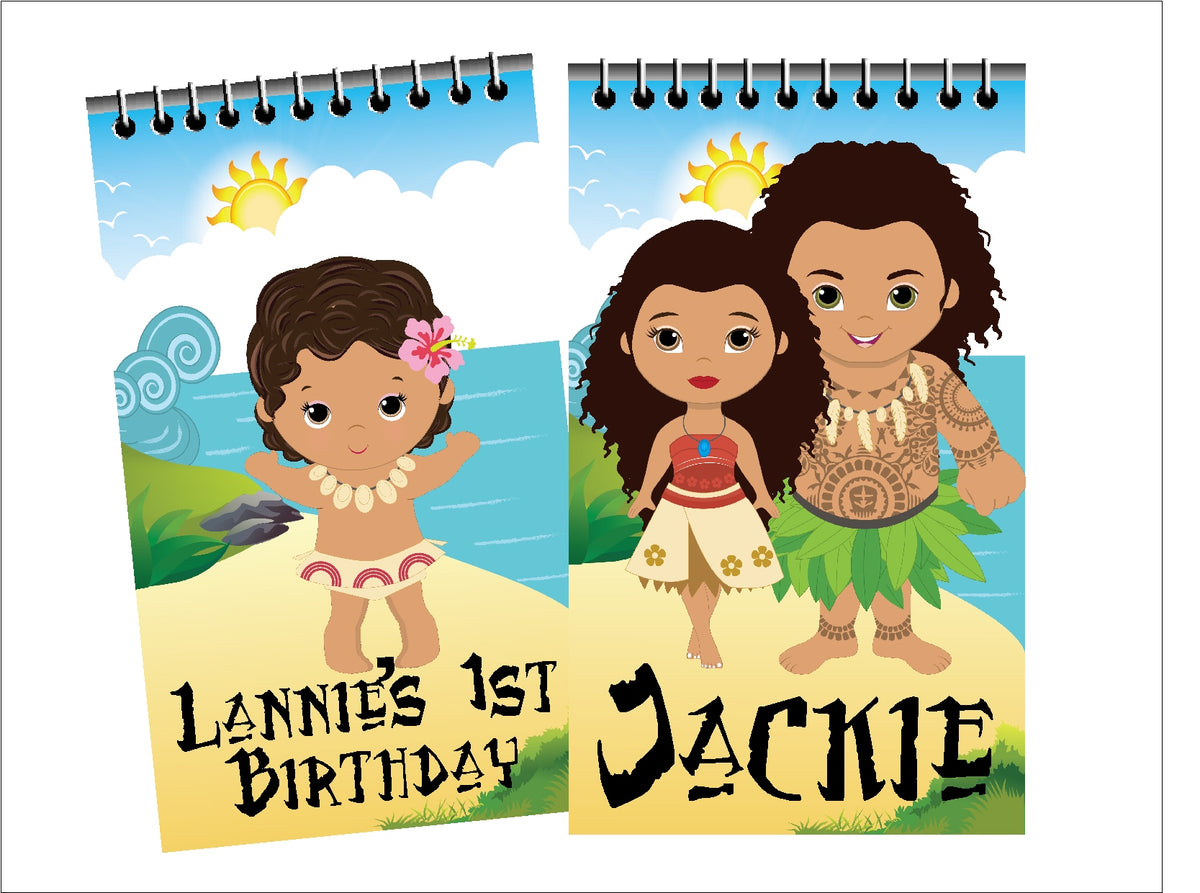 Moana Personalized Mini Notebooks