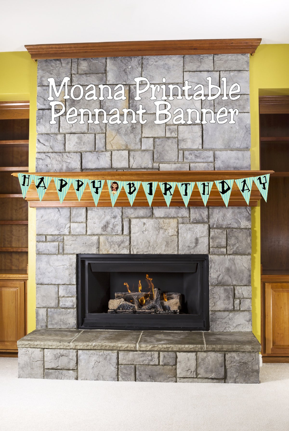 Moana Pennant Banner