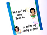 Maui Thank You Birthday Printable Candy Bar