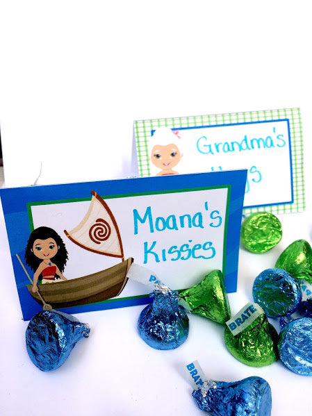 Moana Table Card Printables