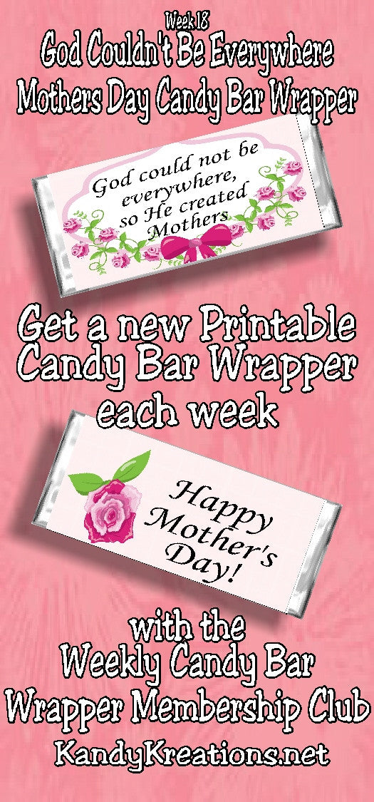2017 Candy Bar Wrapper Membership Club