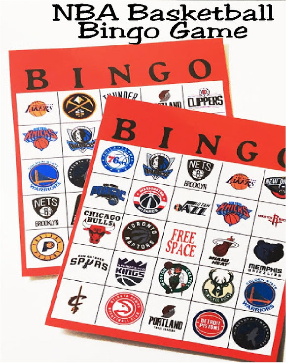 While you are waiting for the basketball game to start or if you are looking for a fun basketball party game, this NBA Basketball bingo is the perfect printable for your day. #baskeballparty #nbabasketball #partygame #bingo 