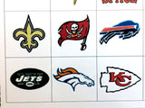 NFL Football Bingo Game Printable