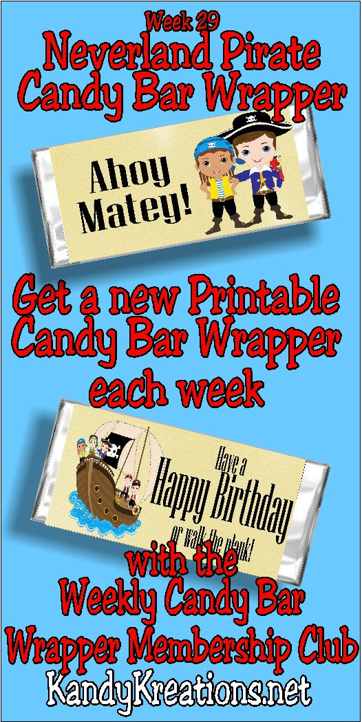 2017 Candy Bar Wrapper Membership Club