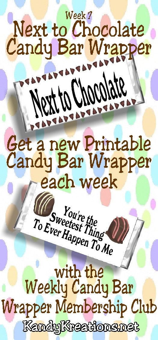 2017 Candy Bar Wrapper Membership Club