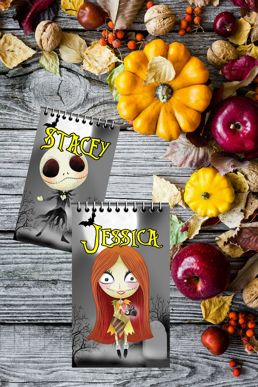 Bring Jack and Sally to your Halloween party with these personalized Nightmare before Christmas party favors.