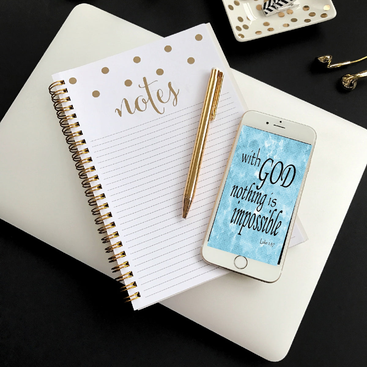 With God Nothing is Impossible Print