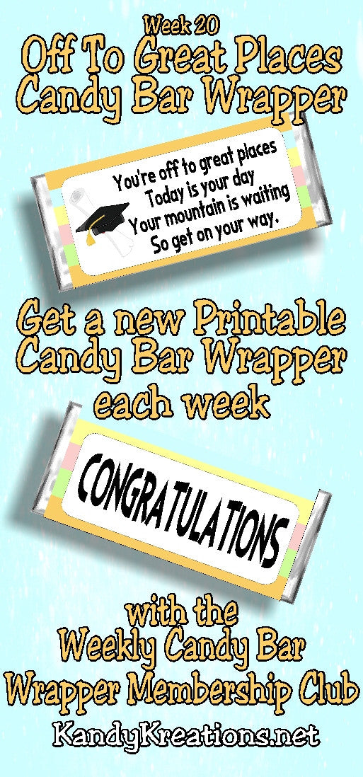 2017 Candy Bar Wrapper Membership Club
