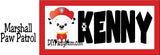 Paw Patrol Personalized Name Plaque