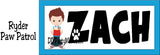 Paw Patrol Personalized Name Plaque