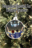 Whether you're a basketball, football, baseball, or any other sport fan, celebrate with your favorite friend at your favorite stadium this year with these personalized sports christmas ornament. Each ornament features you and a friend at your favorite stadium (you pick which team, stadium, and then all the personalization to make this a truly custom ornament for your Christmas tree.