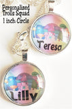 Make your own party favors with these Trolls Squad Goals Personalized 1 inch circles.  With each circle personalized, you can make Trolls bottle cap necklaces, keychains, bookmarks, and so much more perfect for each of your Trolls party guests.