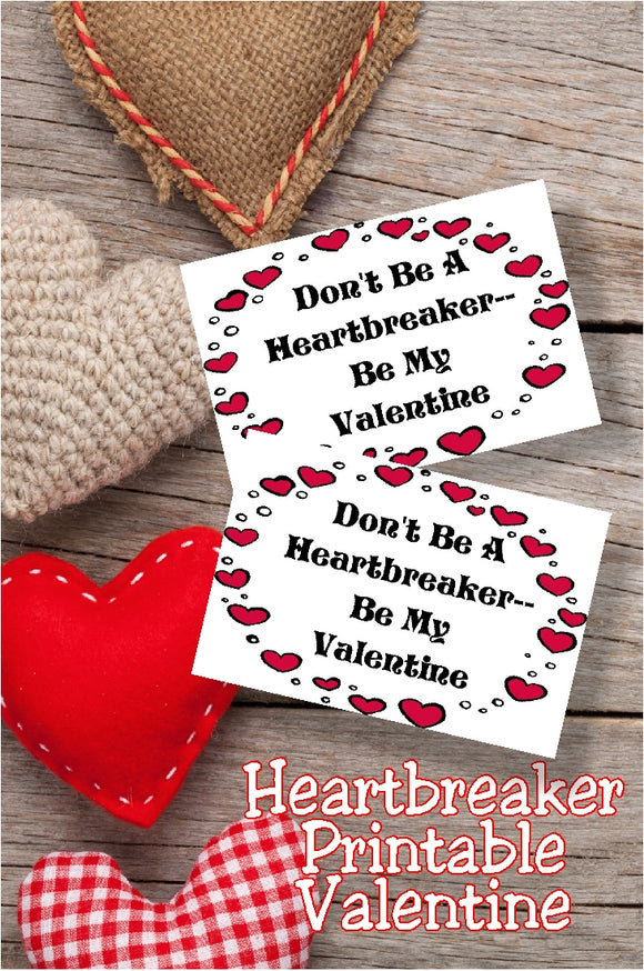Add some sweet Heartbreaker candies to a bag and you have a fun and easy Valentine gift for all those on your list this year!