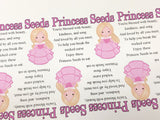Sleeping Beauty Princess Seeds Bag Topper