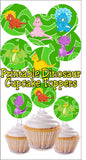 Dinosaur Cupcake Topper Printable