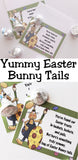 You've found our Easter treats in baskets, buckets, and pails but here's something truly yummy a bag of Easter bunny tails. Poem copyright by EverydayParties for personal use only.
