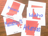 US State Bingo Game Printable