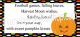 Pumpkin Kisses Printable Bag Topper