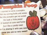 Pumpkin Poop Halloween Printable Bag Topper
