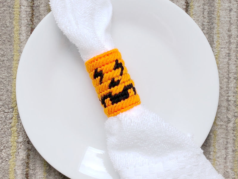 July - December Napkin Ring Plastic Canvas Pattern Set