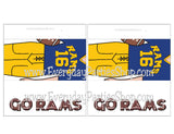 Rams Football Candy Bar Wrapper