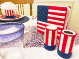Patriotic Table Set Plastic Canvas Pattern