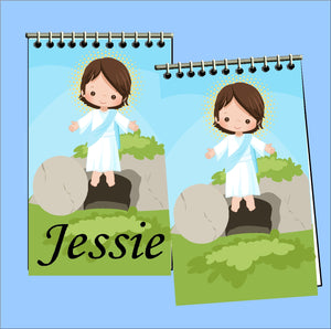 Jesus Religious Easter Personalized Notebook