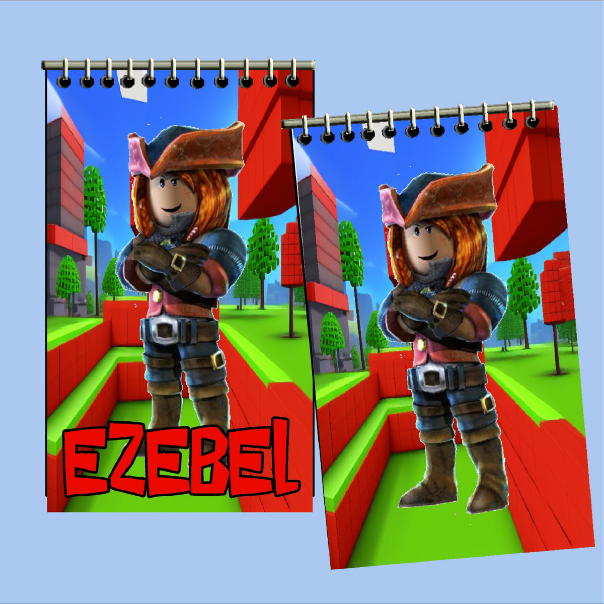 Roblox Party Favor Personalized Notebook