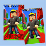 Roblox Party Favor Personalized Notebook