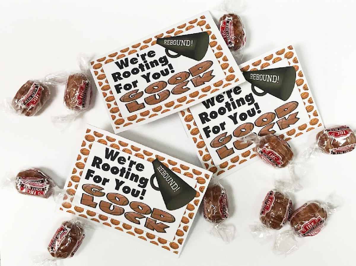 Rooting for You Basketball Bag Topper Printable