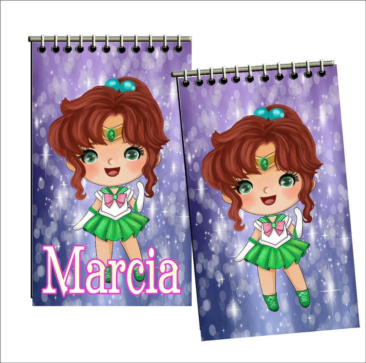 Sailor Moon Personalized Notebook Party Favors