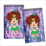 Sailor Moon Personalized Notebook Party Favors