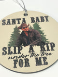 Slip A Rip Under the Tree Christmas Ornament