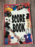 Game Night Score Card Notebook, Pen, and Magnetic Bookmark
